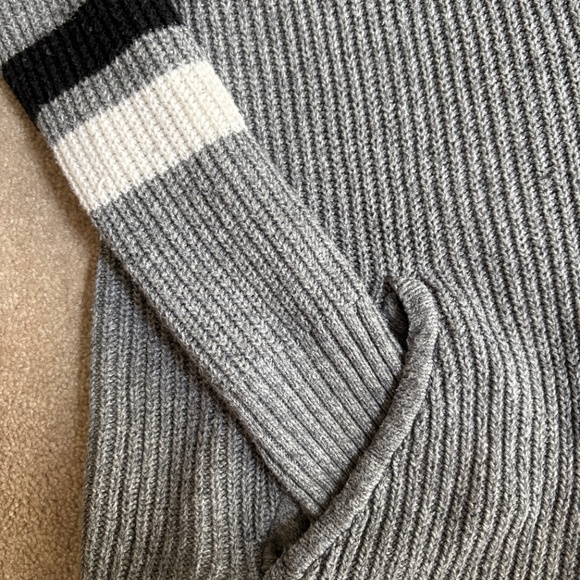 American Eagle Drop Shoulder Shawl Neck Cardigan - Picture 3 of 5